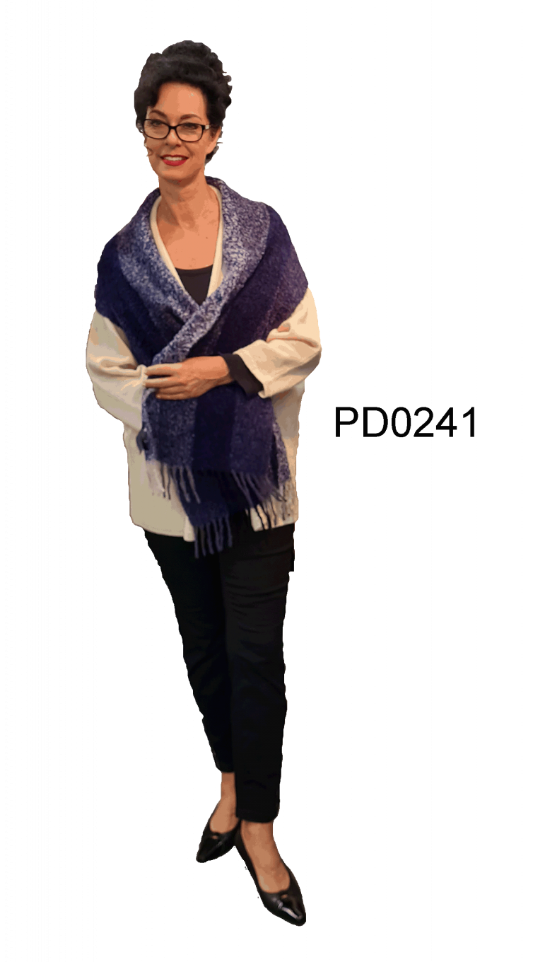 Alpaka Bouclé Schal